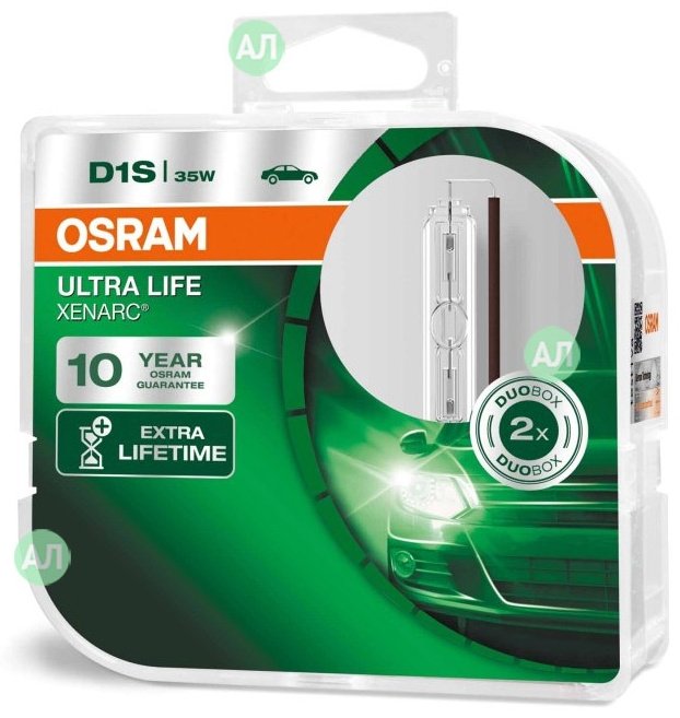 Автолампа Osram 66140ULT-HCB ксеноновая, 2 шт купить,NaN