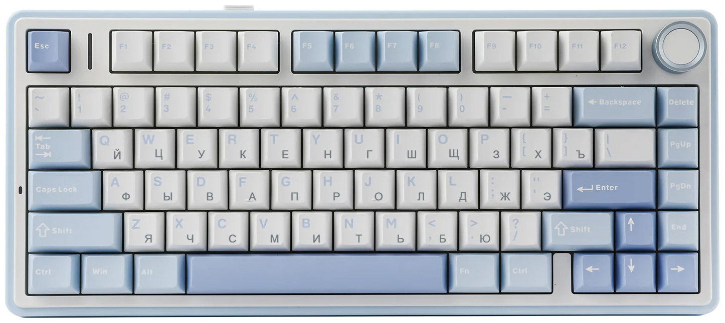 Клавиатура EPOMAKER x AULA F75 голубой - ForteMarket Клавиатура EPOMAKER x AULA F75 голубой купить,21900