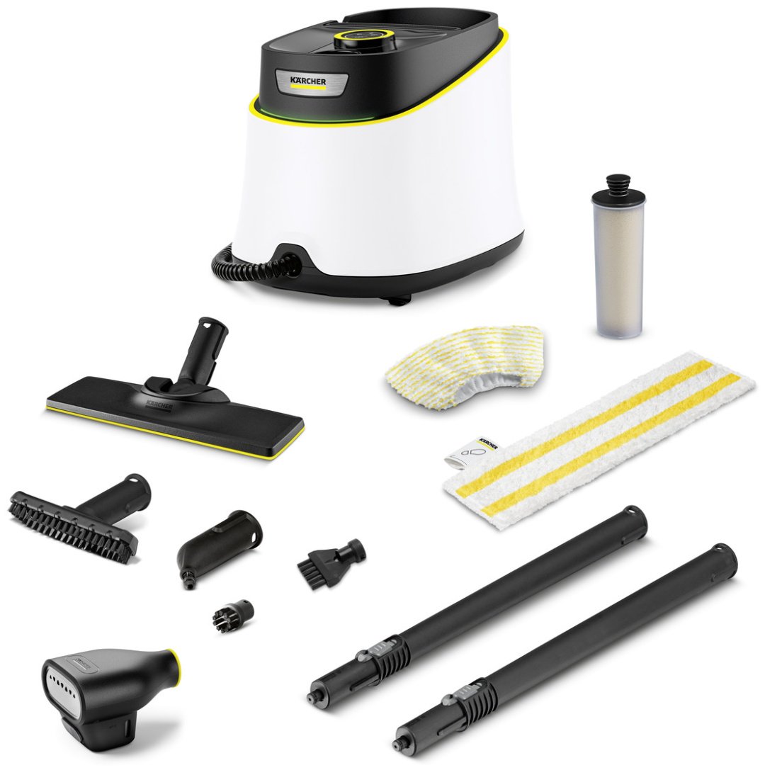 Пароочиститель Karcher SC 3 Deluxe Textile Edition белый