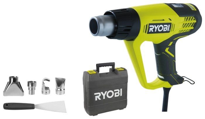Фен технический Ryobi EHG2020LCD желтый - ForteMarket Фен технический Ryobi EHG2020LCD желтый купить,0