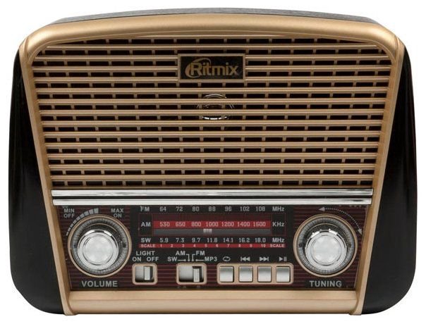 Радиоприемник Ritmix RPR-050 золотистый купить,NaN