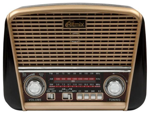 Радиоприемник Ritmix RPR-050 золотистый купить,NaN
