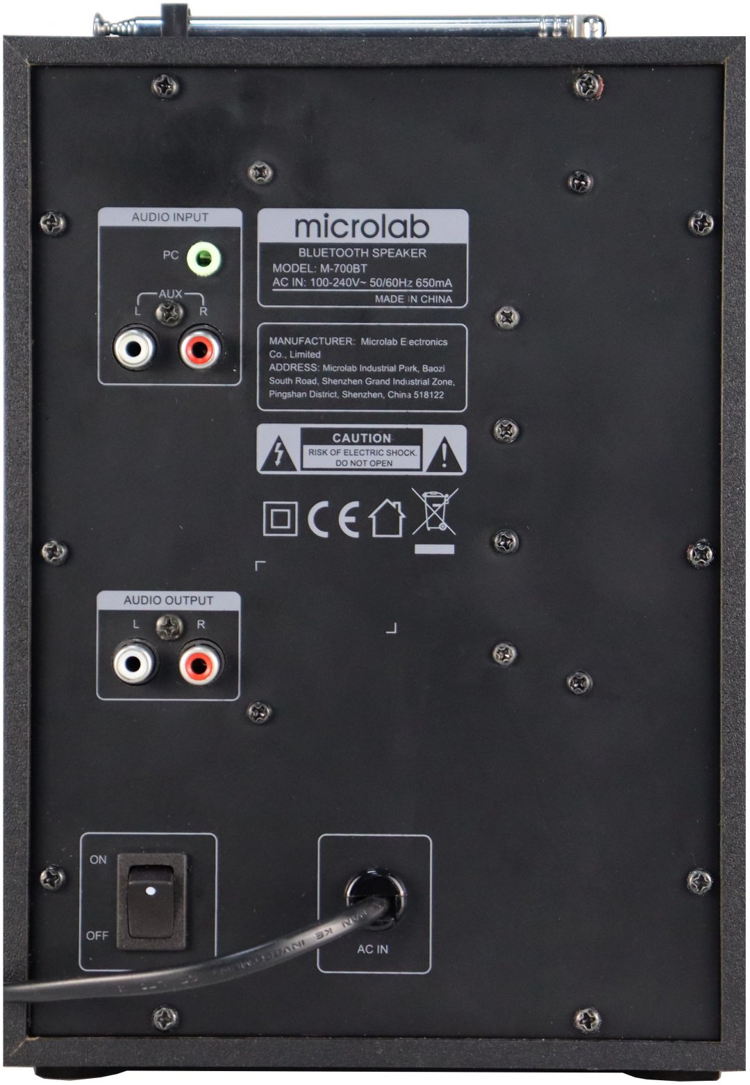 Компьютерные колонки Microlab M-700BT черный