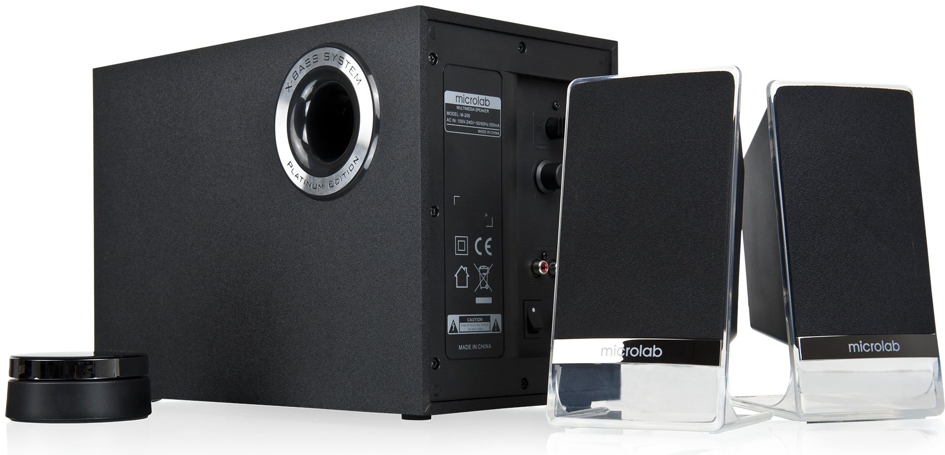 Компьютерные колонки Microlab M-200BT Platinum черный