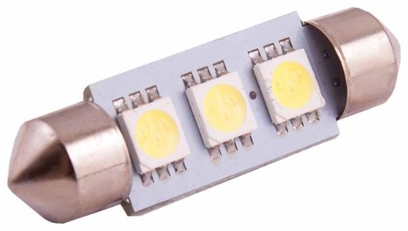 Skyway SJ3SMD505039MMWS08201167 светодиодная C5W, 1 шт купить,NaN