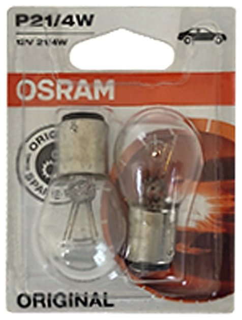 Автолампа Osram 7225-02B накаливания, 2 шт купить,NaN