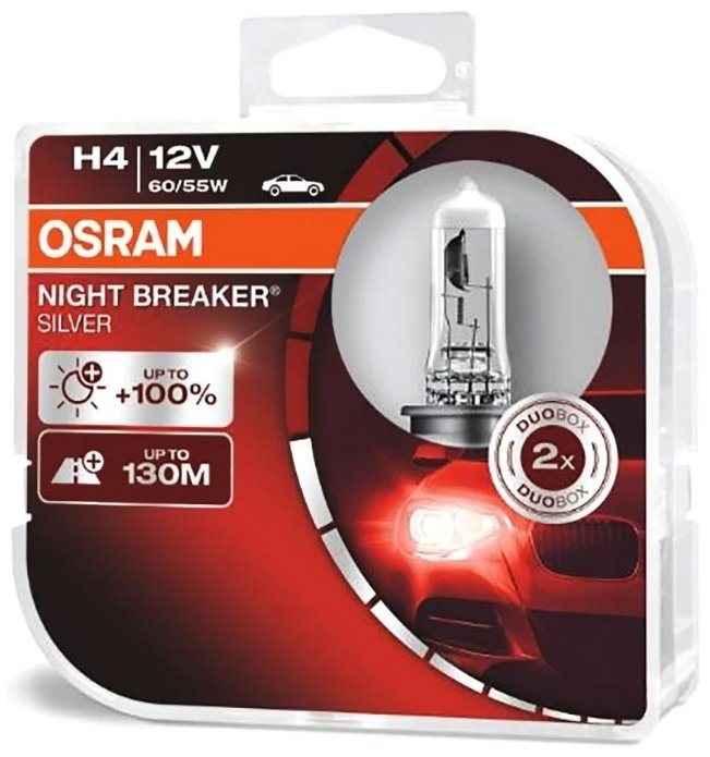 Автолампа Osram 64193NBS-HCB галогенная, 2 шт купить,NaN