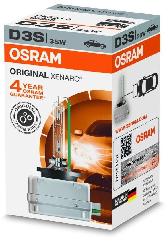 Автолампа Osram 66340 ксеноновая, 1 шт купить,NaN