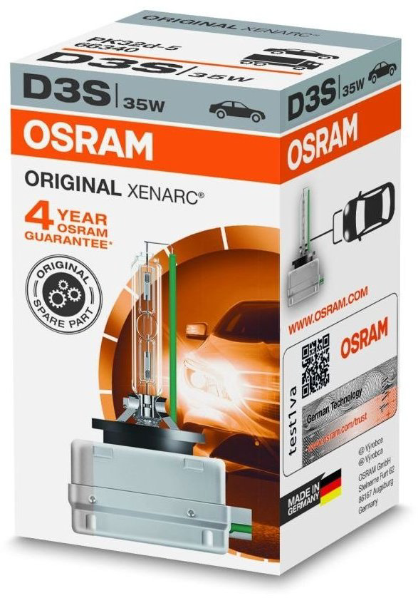 Автолампа Osram 66340 ксеноновая, 1 шт купить,NaN
