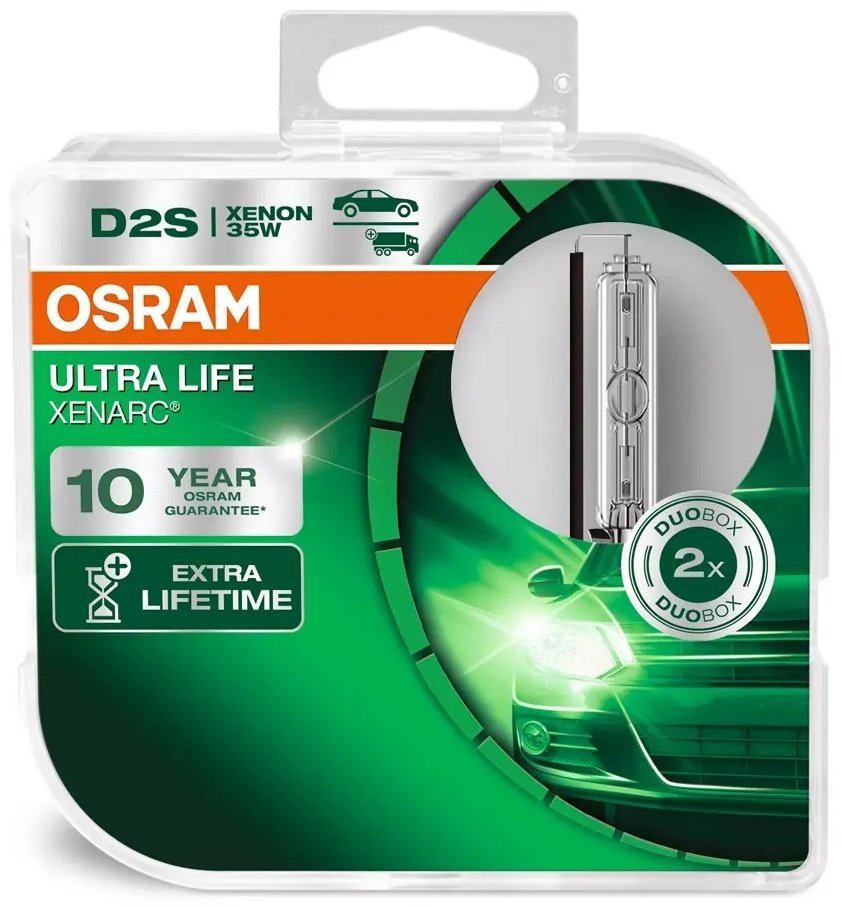 Автолампа Osram 66240ULT-HCB ксеноновая, 2 шт купить,NaN