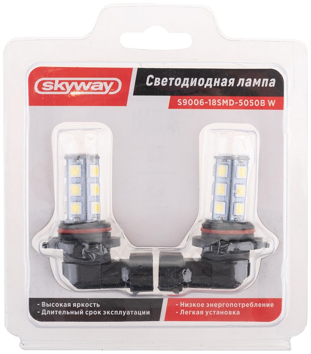 Skyway S9006505018BБЛИСТЕРS08201028 светодиодная HB4, 2 шт купить,NaN
