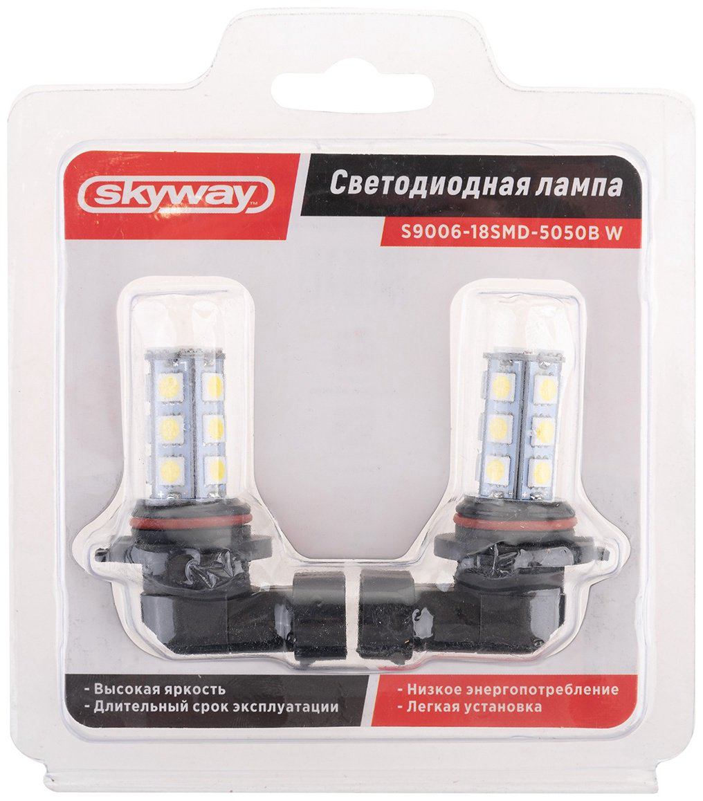 Skyway S9006505018BБЛИСТЕРS08201028 светодиодная HB4, 2 шт купить,NaN