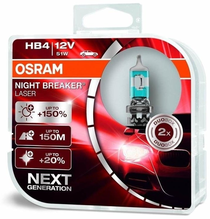 Osram 9006NL-HCB галогенная HB4, 2 шт купить,NaN