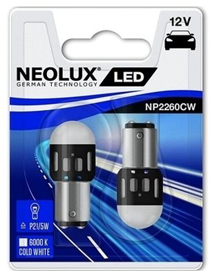 Автолампа Neolux NP2260CW-02B светодиодная, 2 шт купить,NaN