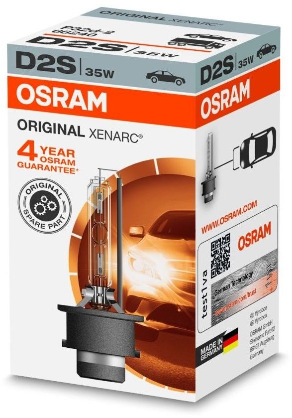 Автолампа Osram 66240 ксеноновая, 1 шт купить,NaN