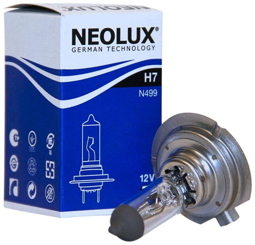 Автолампа Neolux N499 галогенная, 1 шт купить,NaN
