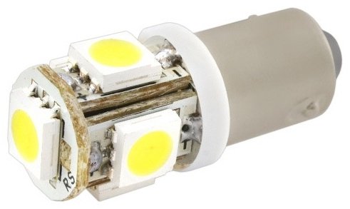 Skyway SBA9S5SMD5050T10BA9S светодиодная T4W, 1 шт купить,NaN