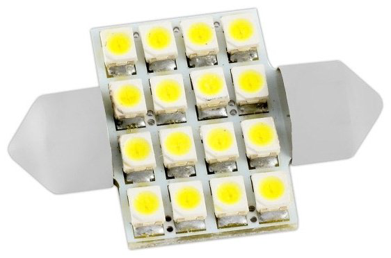 Skyway SJ16SMD120631MMSJ1610BS08201160 светодиодная C5W, 1 шт купить,NaN
