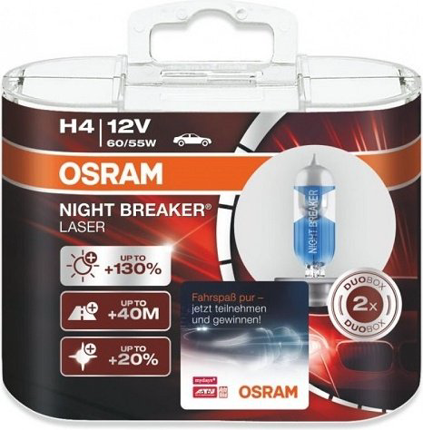 Автолампа Osram 64193NBL-HCB галогенная, 2 шт купить,NaN