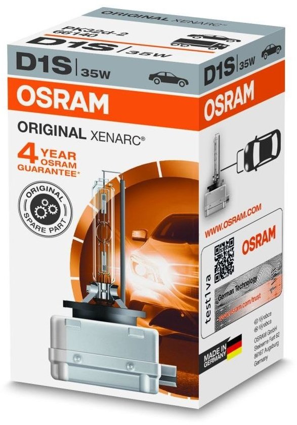 Автолампа Osram 66140 ксеноновая, 1 шт купить,NaN