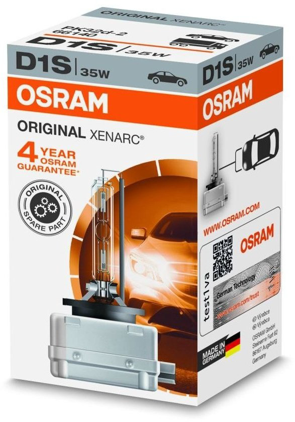 Автолампа Osram 66140 ксеноновая, 1 шт купить,NaN