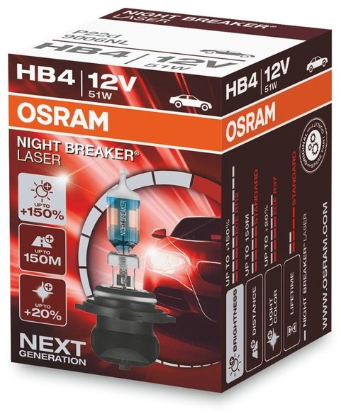 Osram 9006NL галогенная HB4, 1 шт купить,NaN