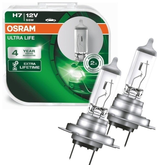 Автолампа Osram 64210ULT-HCB галогенная, 2 шт купить,NaN