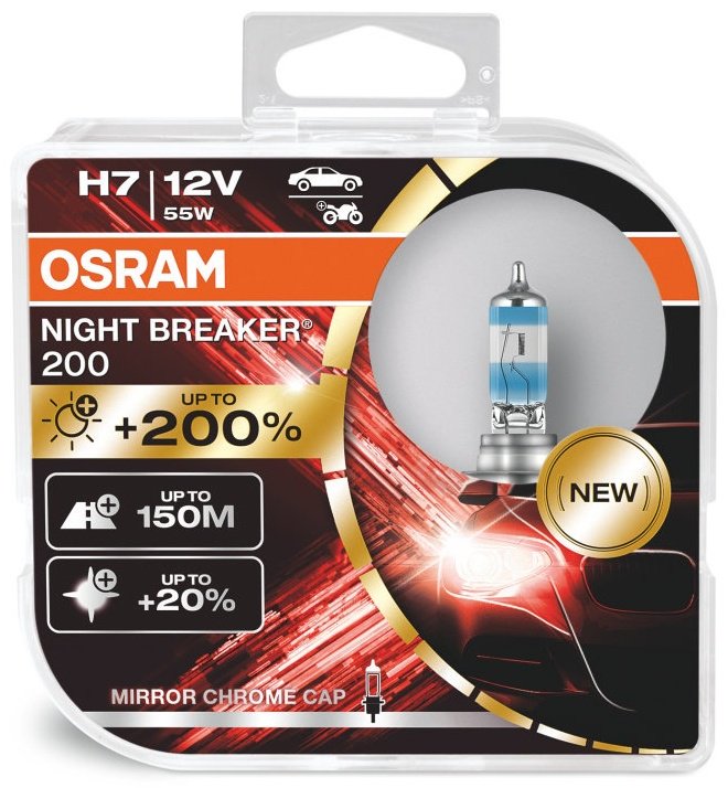 Автолампа Osram 64210NB200-HCB галогенная, 2 шт купить,NaN