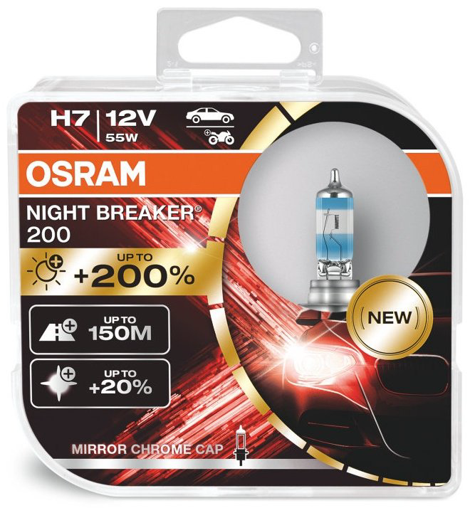 Автолампа Osram 64210NB200-HCB галогенная, 2 шт купить,NaN