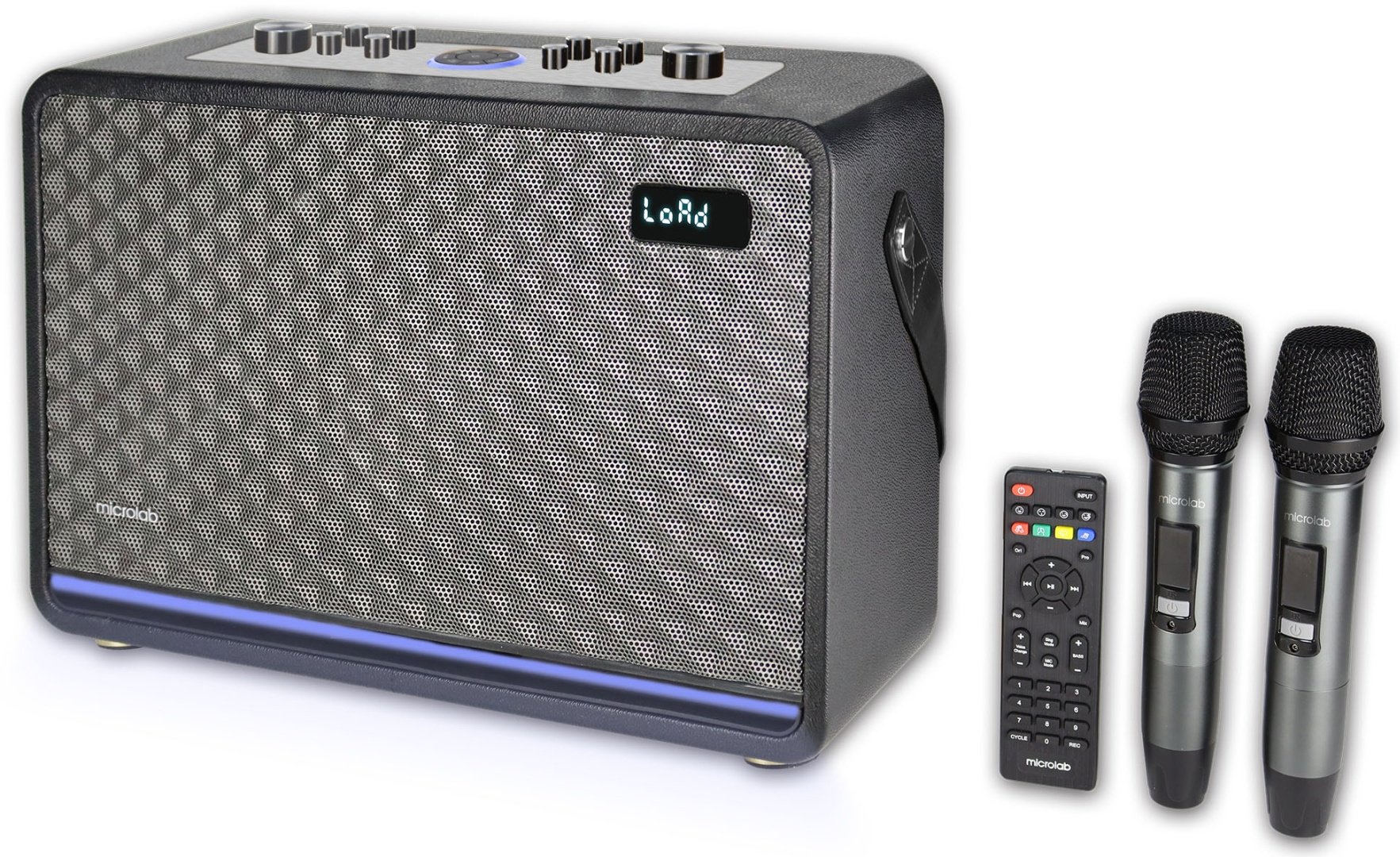 Портативная колонка Microlab KTV200 Pro серый, серебристый
