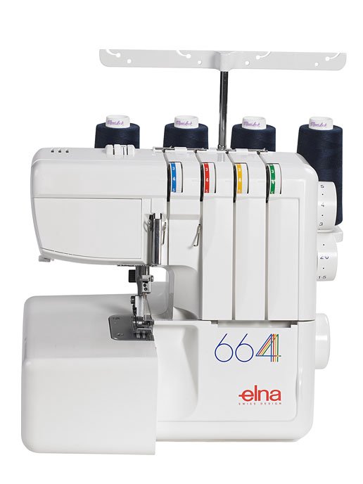 Оверлок Elna 664 белый - ForteMarket Оверлок Elna 664 белый купить,0