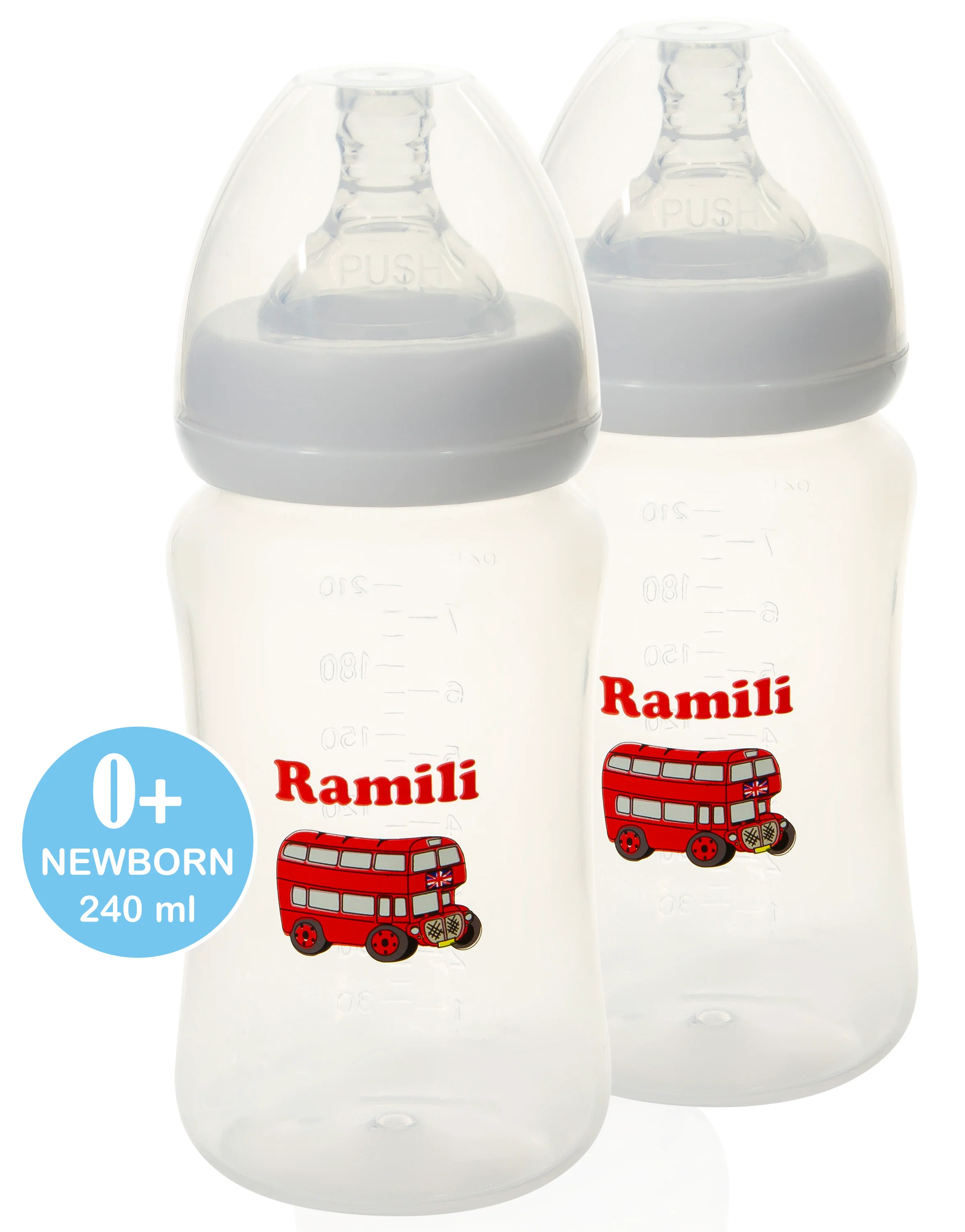 Молокоотсос Ramili SE500 с двумя бутылочками 240 мл белый - ForteMarket Молокоотсос Ramili SE500 с двумя бутылочками 240 мл белый купить,0
