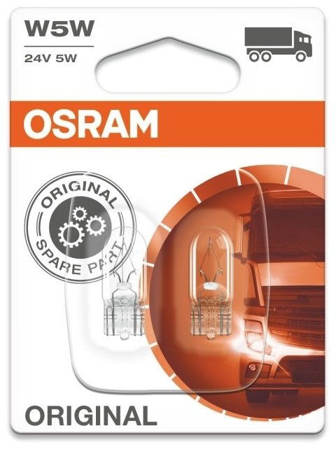 Автолампа Osram 2845-02B накаливания, 2 шт купить,NaN