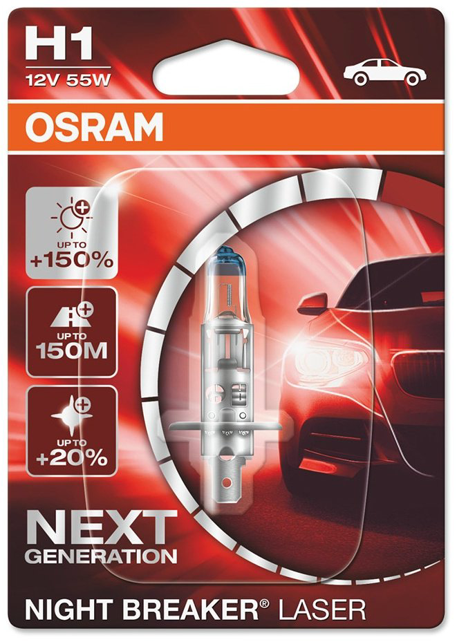 Автолампа Osram 64150NL-01B галогенная, 1 шт купить,NaN