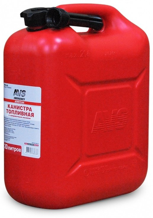 Канистра вертикальная AVS TPK-20/A78363S красная 20 л купить,NaN