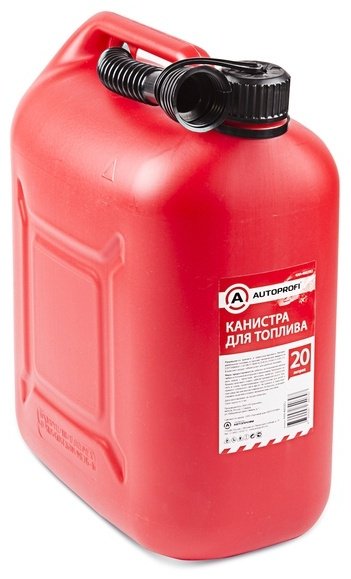 Канистра вертикальная AUTOPROFI KAN-400 красная 20 л купить,NaN