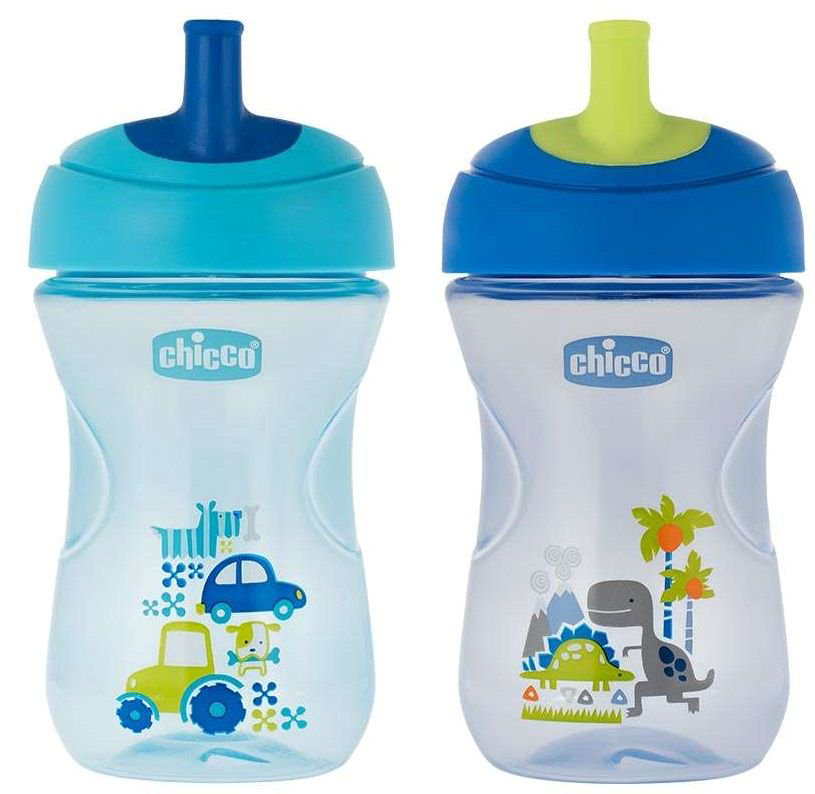 Поильник Chicco Advanced Cup 12м + Boy 1шт голубой-синий купить,NaN