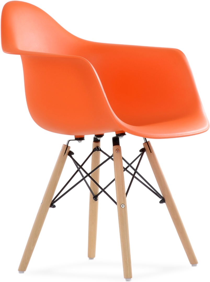 Стул кухонный SK Trade Eames Daw оранжевый