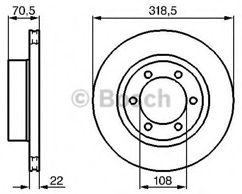 Диски Bosch передние 0 986 478 698 купить,NaN