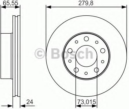 Диски Bosch передние 0 986 479 S70 купить,NaN