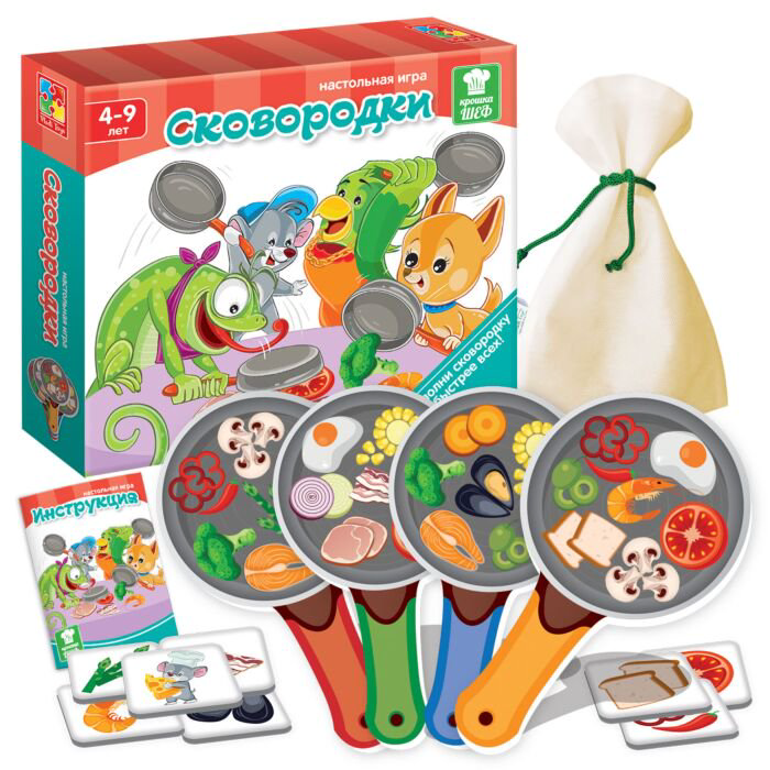 Настольная игра Vladi Toys Сковородки  купить,NaN
