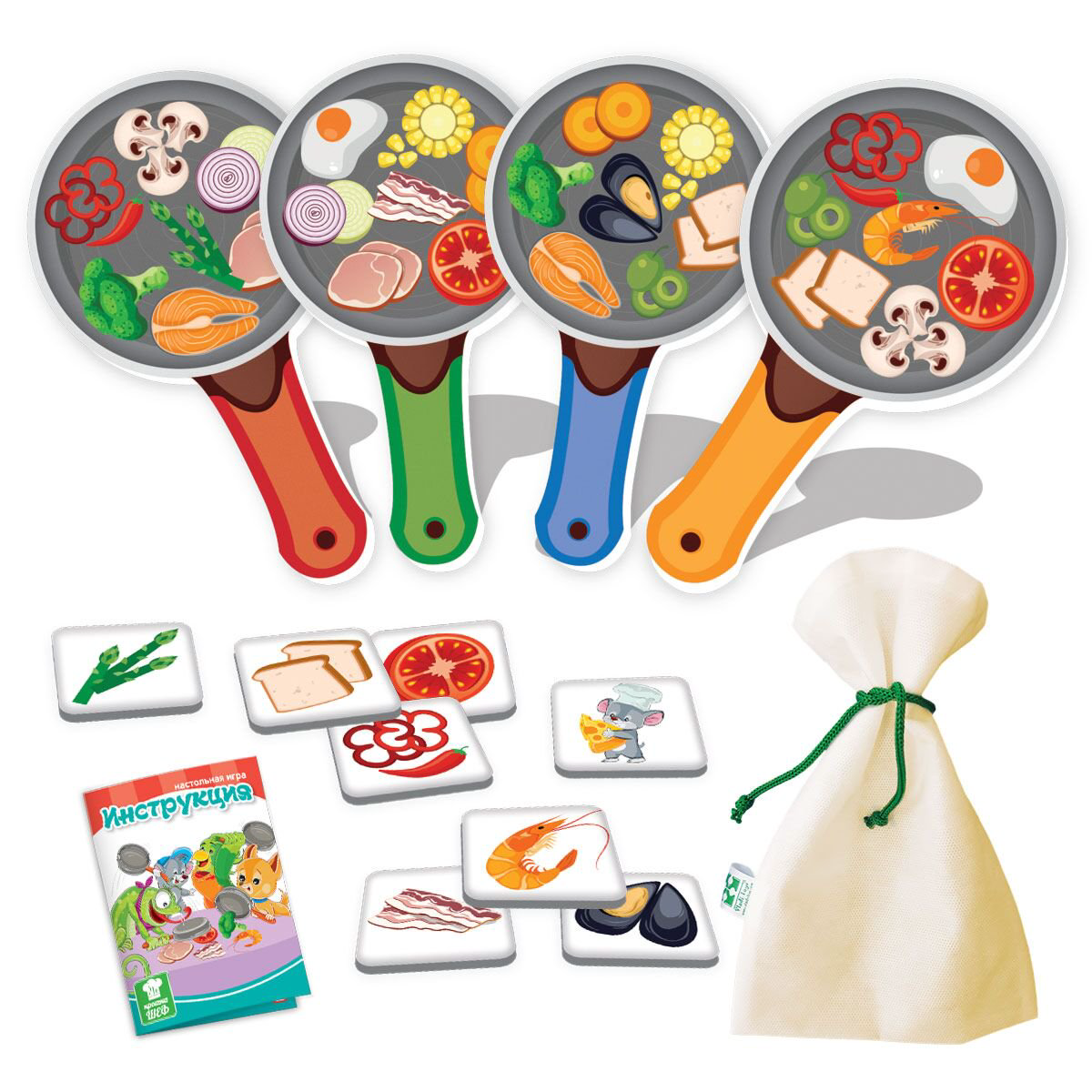 Настольная игра Vladi Toys Сковородки  купить,NaN
