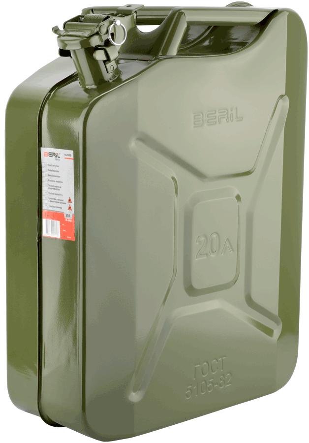 Канистра вертикальная BERIL 912020 зеленая 20 л купить,NaN