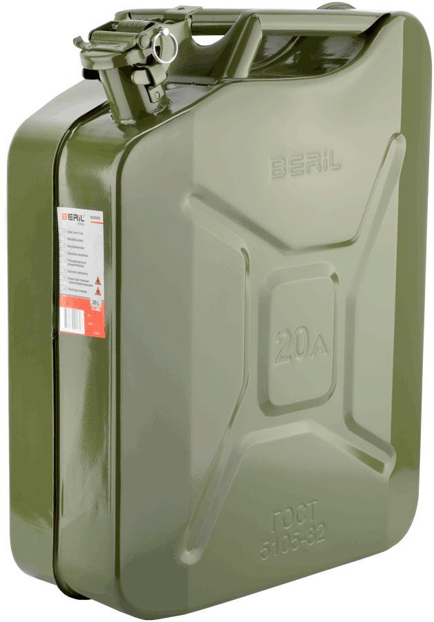 Канистра вертикальная BERIL 912020 зеленая 20 л купить,NaN
