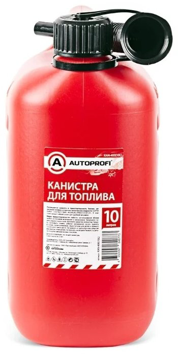 Канистра вертикальная AUTOPROFI KAN-400 красная 10 л купить,NaN