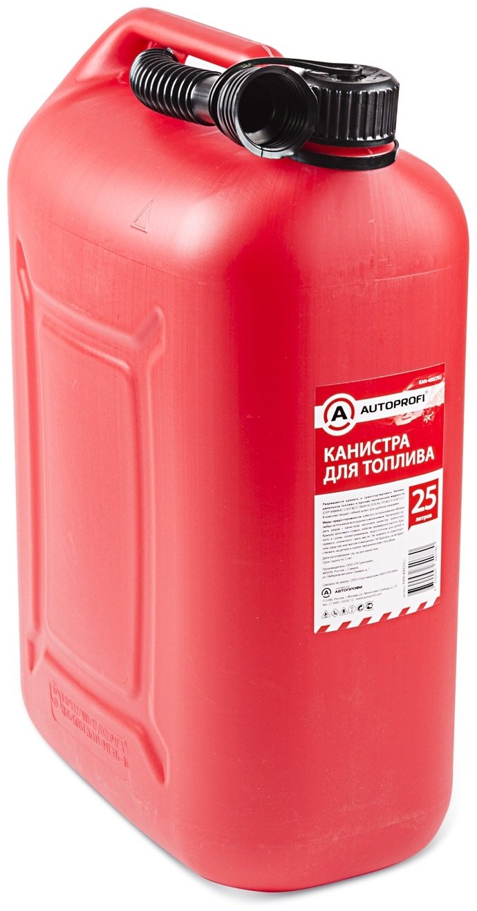 Канистра вертикальная AUTOPROFI KAN-400 красная 25 л купить,NaN