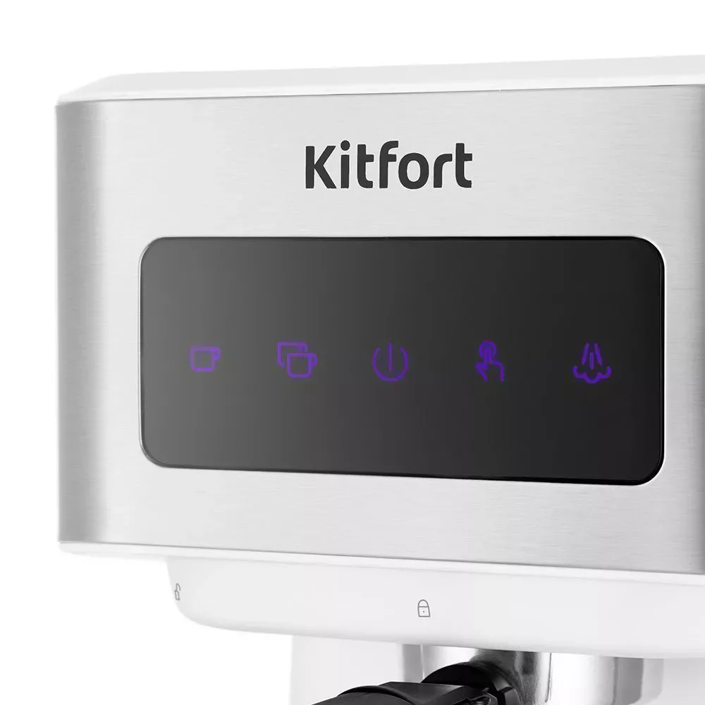 Кофемашина Kitfort КТ-7139 белая купить,0