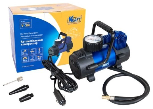 Автокомпрессор Kraft поршневый KT 800035 купить,NaN