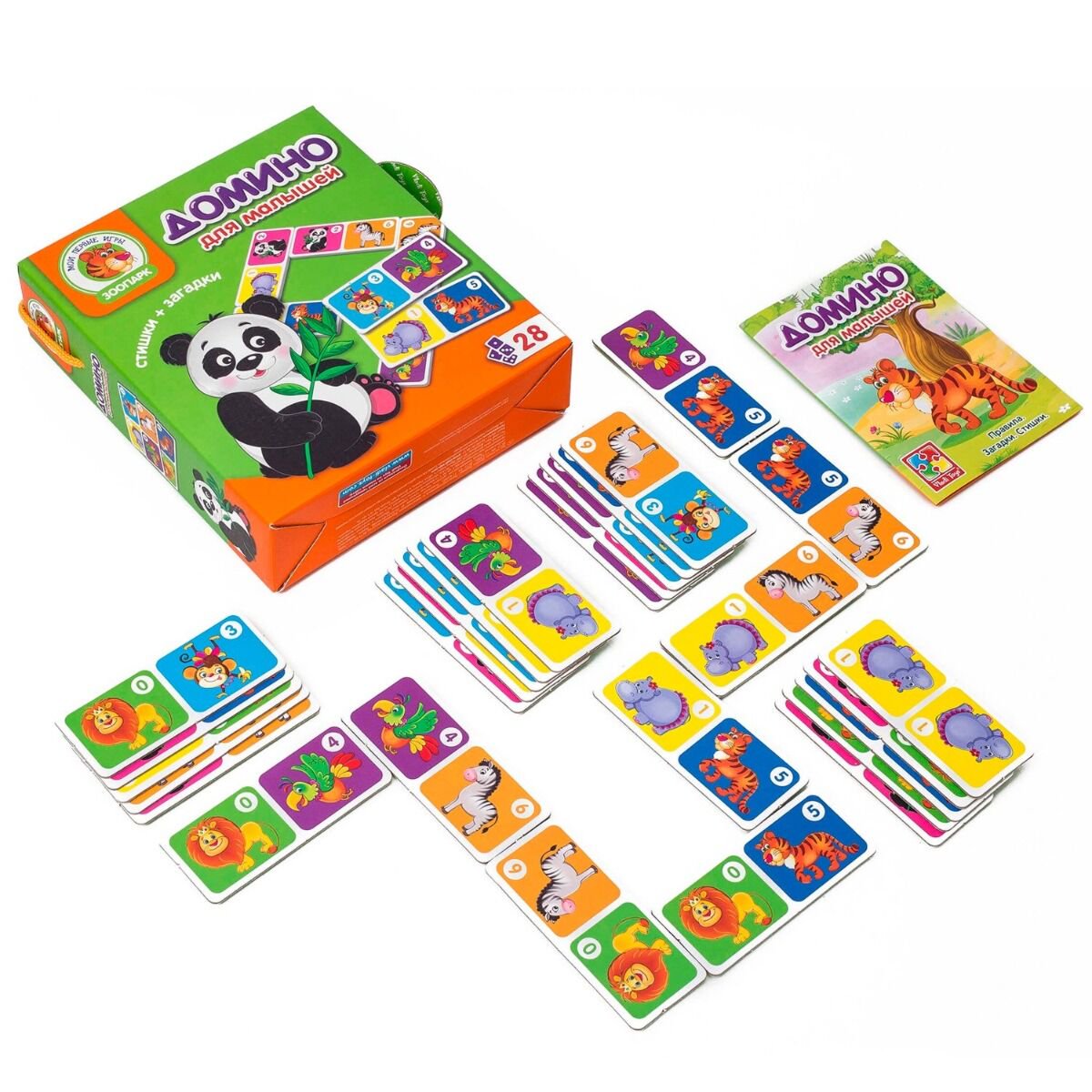 Настольная игра Vladi Toys Зоопарк Домино купить,NaN