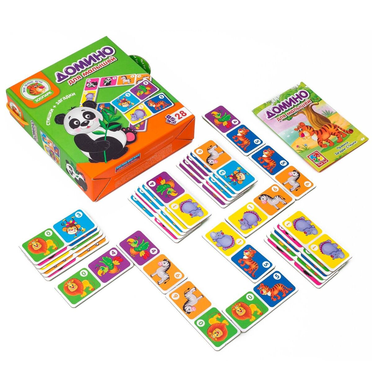 Настольная игра Vladi Toys Зоопарк Домино купить,NaN